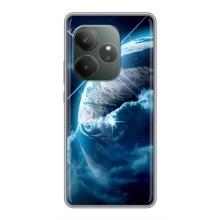 Космические Чехлы для Реалми ДжиТи 6 (VPrint) (Земля с космоса)