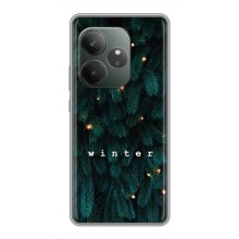 Новогодние, Праздничные Чехлы для Realme GT 6 - 2024 год (Winter)