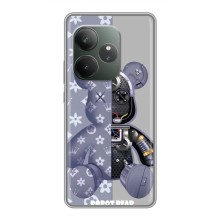 Силиконовый чехол для Realme GT 6 (Медведь Louis Vuitton)