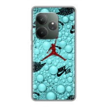 Силиконовый Чехол Nike Air Jordan на Реалми ДжиТи 6 (Джордан Найк)