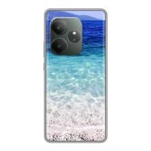 Силиконовый чехол с КАРТИНКАМИ лето для Realme GT 6 (AlphaPrint) (Море)