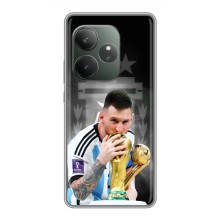 Чохли для Realme GT 6T (Leo чемпіон) (AlphaPrint) (Мессі Чемпіон)