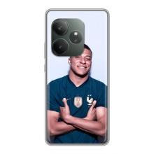 Чехол (TPU) с Футболистом на Realme GT 6T – Мбаппешичка