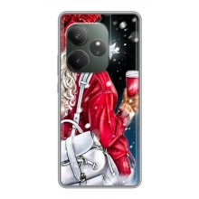 Чехлы на Новый Год Realme GT 6T (Зима пришла)