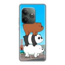 Чехлы с Пандами на Realme GT 6T – Друзья