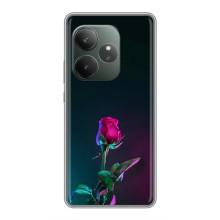 Чохли з принтом Троянд для Realme GT 6T – Нічна троянда