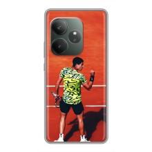 Чехлы с принтом Спортивная тематика для Realme GT 6T – Алькарас Теннисист