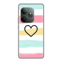 Чохли з тематикою "Маленькі Сердчеки" на Realme GT 6T (Гарне сердечко)