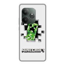 Чехол Майнкрафт на Realme GT 6T (AlphaPrint) Minecraft