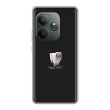 Чехол Майнкрафт на Realme GT 6T (AlphaPrint) Minecraft