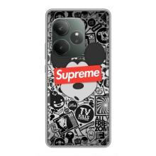 Чехол с Брендами одежды на Реалми ГТ 6Т – Supreme Маус