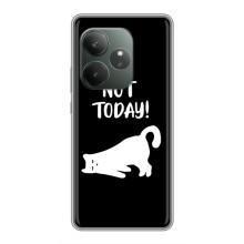 Бампер с изображением Котиков для Реалми ГТ 6Т (Not Today)