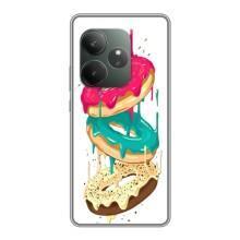 Чехол с изображением  вкусной еды для Realme GT 6T – Сочные пончики