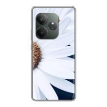 Чохол з ромашками на Realme GT 6T – Пів ромашки