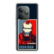 Чехол Супергерой Железный человек на Realme GT 6T – Art Iron man