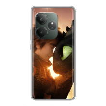 Чехол дракон Беззубик для Realme GT 6T – Беззубик и Иккинг