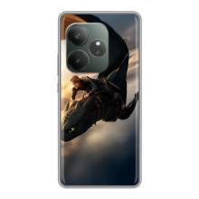 Чехол дракон Беззубик для Realme GT 6T – Полет Беззубика