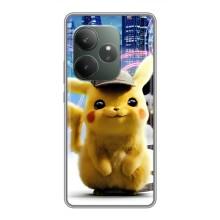 Чехол с Пикачу на Realme GT 6T – Пикачу в городе