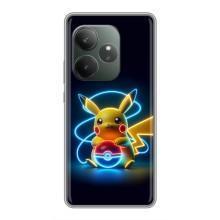 Чехол с Пикачу на Realme GT 6T – Покемон