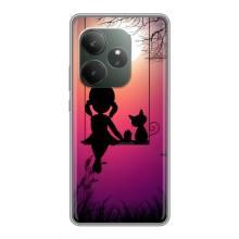 Девчачий Чехол для Realme GT 6T – На качели