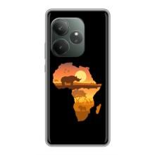 Летний Чехол на Realme GT 6T – Карта