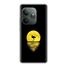 Летний Чехол на Realme GT 6T – Желтый Закат