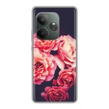 Чехлы с тематикой "ЦВЕТЫ" на Realme GT 6T (Бутоны)
