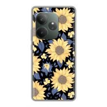 Чехлы с тематикой "ЦВЕТЫ" на Realme GT 6T (красивые цветы)