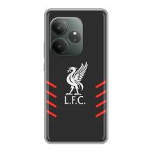 Силиконовые Чехлы принт Футбол на Realme GT 6T – Эмблема Liverpool