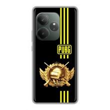 Чохол (TPU) з картинкою "Лого Пабг" на Реалмі ГТ 6Т (Логотип PUPG)