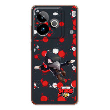 Бампер (ТПУ) с принтом Brawl Stars на GT 7 (Черный Ворон)