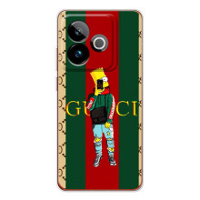 Бренднові Чохли для Realme GT 7 - (PREMIUMPrint) (Барт ГУЧЧІ)