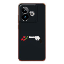 Чехлы (ART) Цветы на Realme GT 7 (VPrint) (Неожиданные цветы)