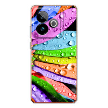 Чехлы (ART) Цветы на Realme GT 7 (VPrint) (Семицветик)