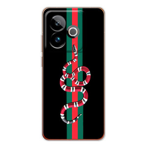 Чехлы Бренд GUCCI для Realme GT 7 – Змей Гуччи