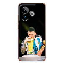 Чехлы для Realme GT 7 (Leo чемпион) (AlphaPrint) (Кубок Месси)
