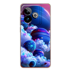 Чехлы КОСМОС для Realme GT 7 – Синие планеты