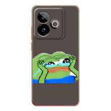 Чехлы с картинкой  Жаба Мем на Realme GT 7 – Плач лягушки