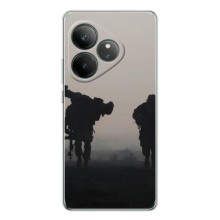 Чехлы на военную тематику для Realme GT 7 – Бой солдат
