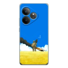 Чехлы на военную тематику для Realme GT 7 – Попадание