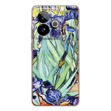 Чехол для смартфона Realme GT 7 Художественное Искусство – Картина цветы Ирисы