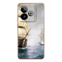 Чехол для смартфона Realme GT 7 Художественное Искусство – Картина Корабли