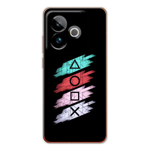 Чехол КИБЕРСПОРТ для Realme GT 7 – Значки Sony