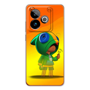 Чехол Бравл Старс для Realme GT 7 – LEON в кофте