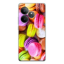 Чехол с изображением  вкусной еды для Realme GT 7 – Макаруны