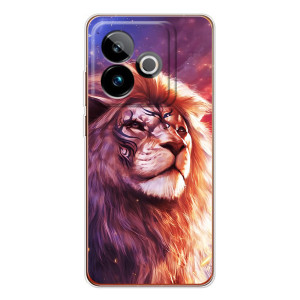 Чехол с картинкой на Realme GT 7 – Красочный ЛЕВ