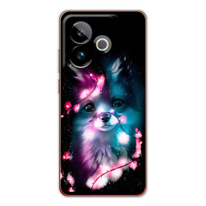 Чехол с Лисичкой для Realme GT 7 – Черная Лиса
