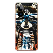 Чохол з принтом для ДжиТи 7 - (Прикольні) (AlphaPrint) (Єнот з банкою)