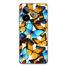 Чохол з принтом для ДжиТи 7 - (Прикольні) (AlphaPrint) (Яскраві метелики)
