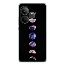 Чехол (ТПУ) с планетами на Realme GT 7